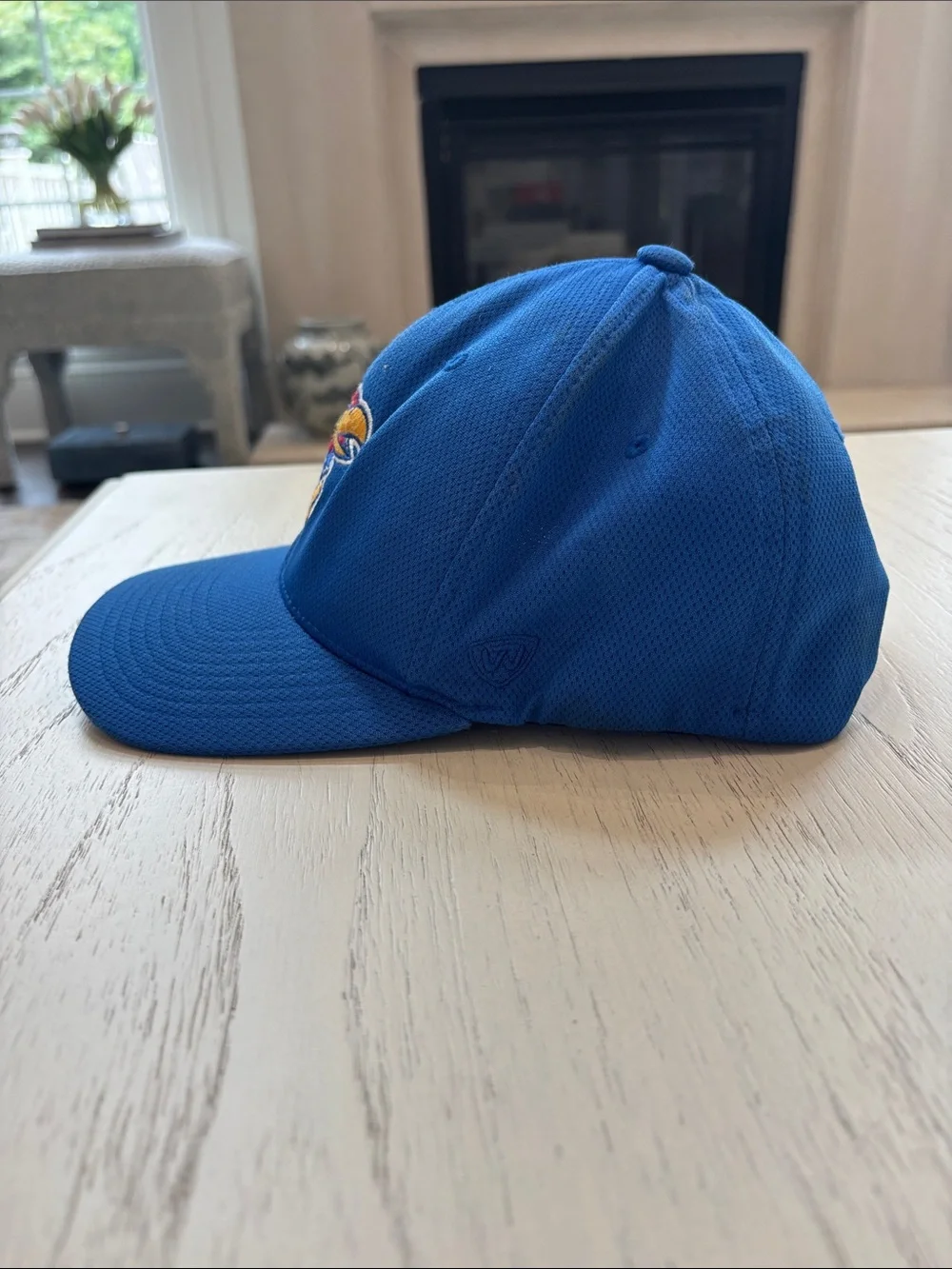 Kansas Jayhawks Top of the World Flex Fit Hat OSFM